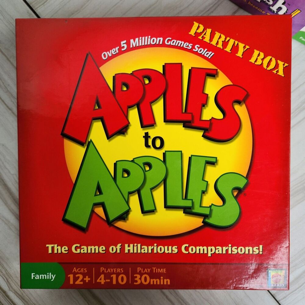 Apples to Apples Party Box Game by Mattel - The Game of Hilarious Comparisons!